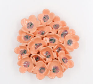 Wall Vase Where Peaches Blush