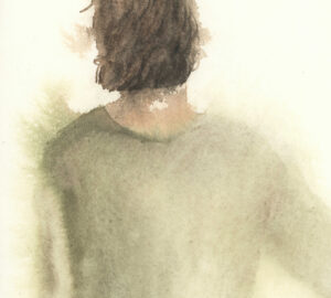 Alone in Soft Green