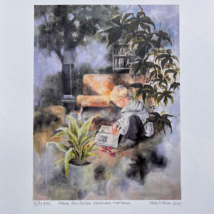 Ikkuna kasvitieteen kiehtovaan maailmaan, E.V.U. Fine Art Print