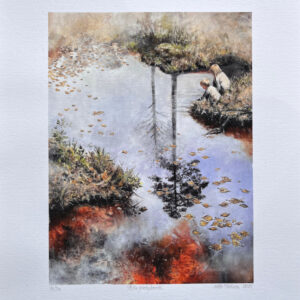 Peilin pintajännite, E.V.U. Fine Art Print